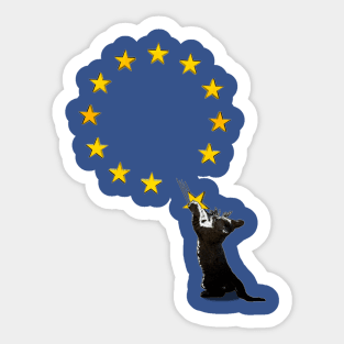 BREXIT CAT Sticker